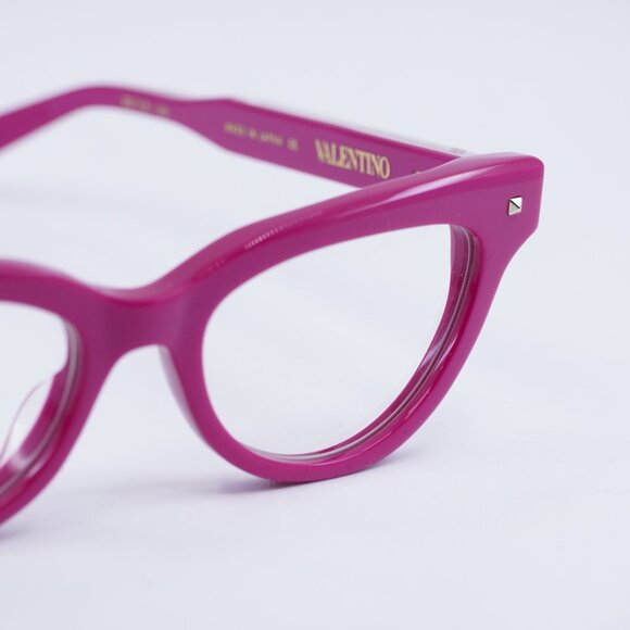Valentino V-ESSENTIAL II VLX-124C Eyeglasses Pink 50mm Cat Eye Frame - Picture 6 of 9